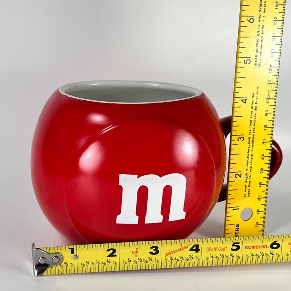 Mars Red M M Oversized Coffee Cup Mug Ceramic Teleflora Souvenir Replacement - Picture 11 of 12